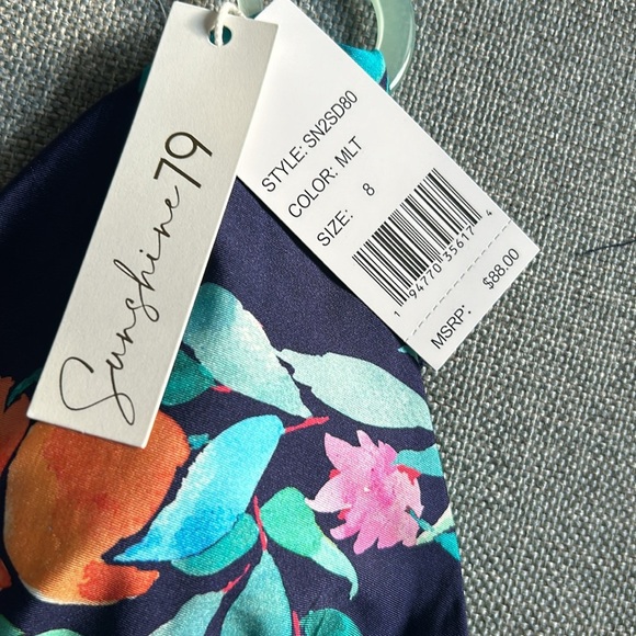 Sunshine 79 Set Swimsuit Peaches Top and Bottom Size 8 - Picture 7 of 14